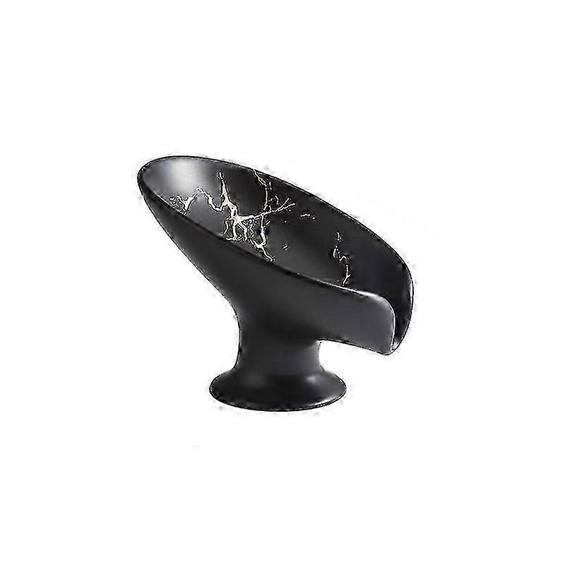 Soap Holder Ceramic Leaf Shape,Self Draining Soap Holder Keep Soap Dry