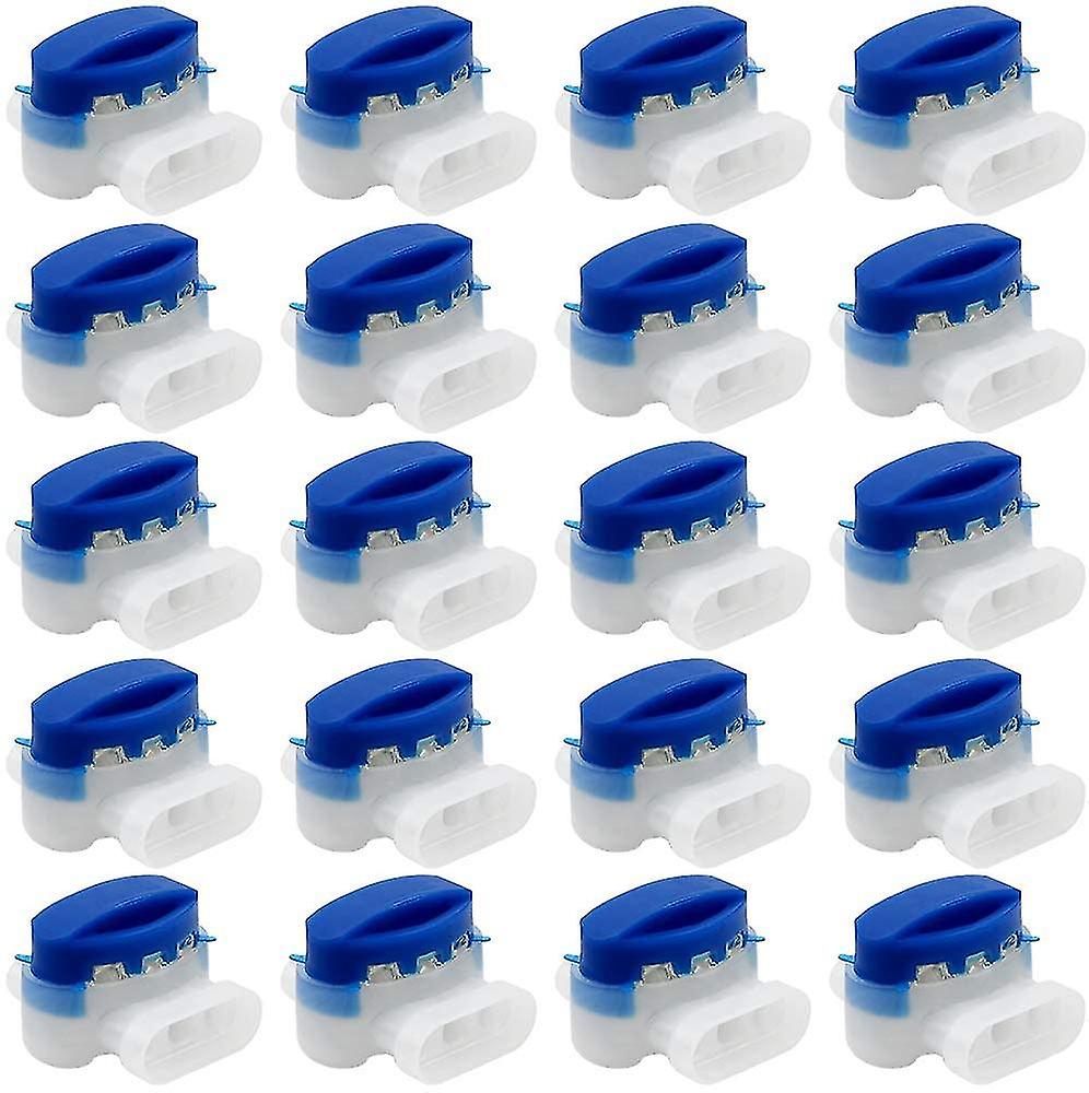 20 piezas Conectores de cable Bloques de terminales de gel Conector impermeable