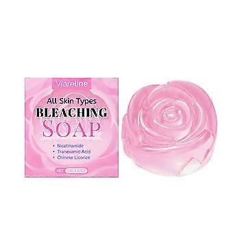 Viareline Rose Essential Oil Cleansing Soap - Gentle, Comfortable, Smooth, Refreshing Daily Body Cleansing Soap