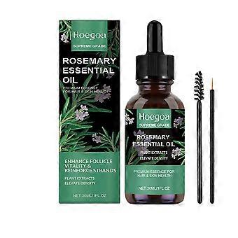 Rosemary Oil For Hair Growth - Organiczny olejek eteryczny dla kobiet i mężczyzn, Serum na porost włosów do włosów zniszczonych i suchych, 30ml