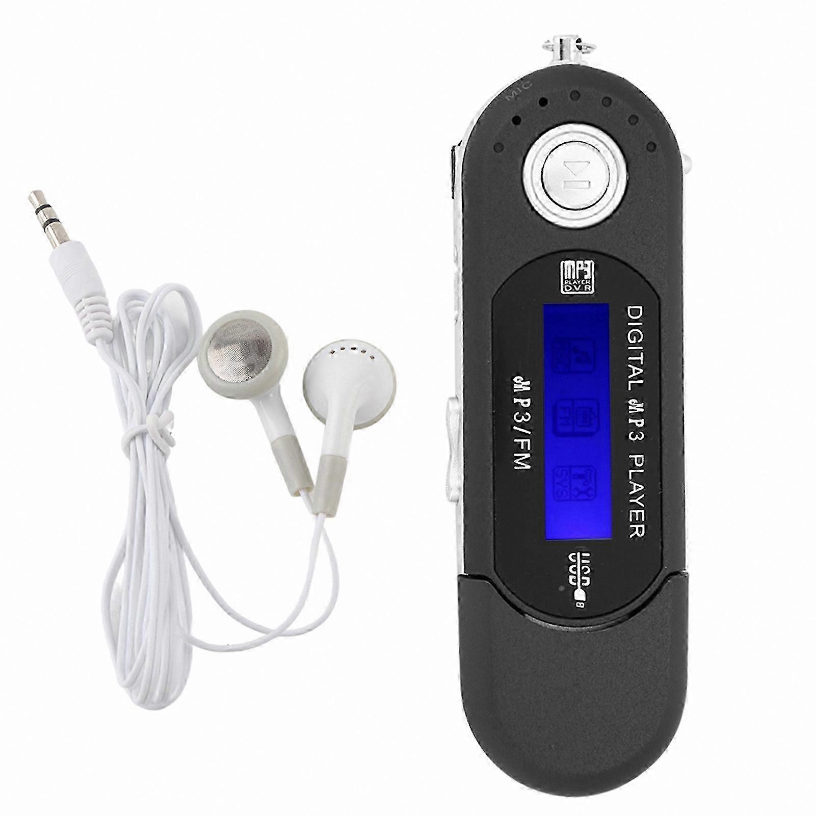 Compact Music Player with FM Tuner & Display Screen