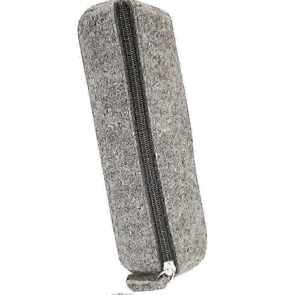 Makeup Pouch Round Felt Pen Bag for Storage Large Capacity