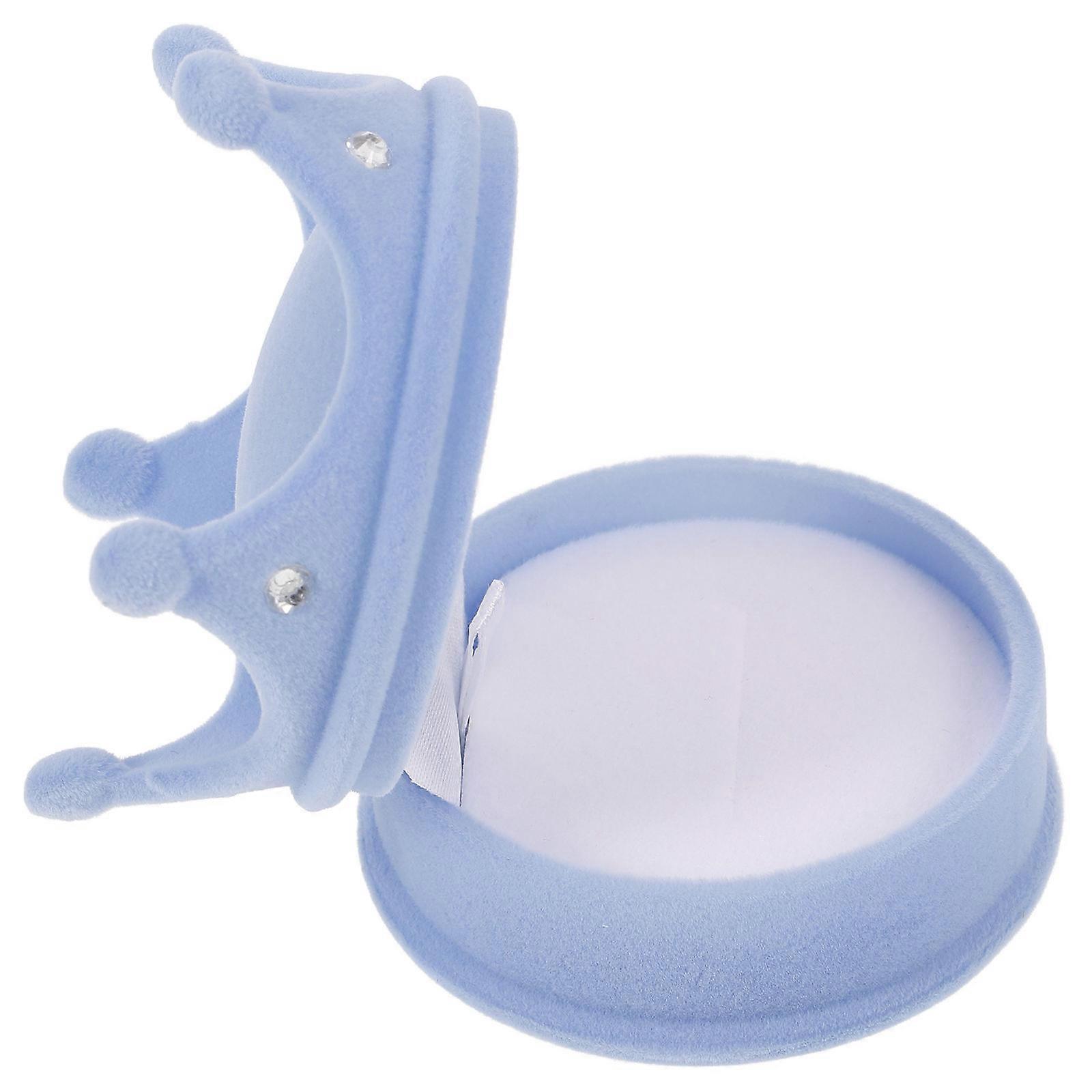 Crown Shaped Ring Box for Storage Lightweight Ring Container Box