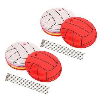 PVC Volleyball Reflective Pendant for Kids with 60Pcs Safety Keychain Set