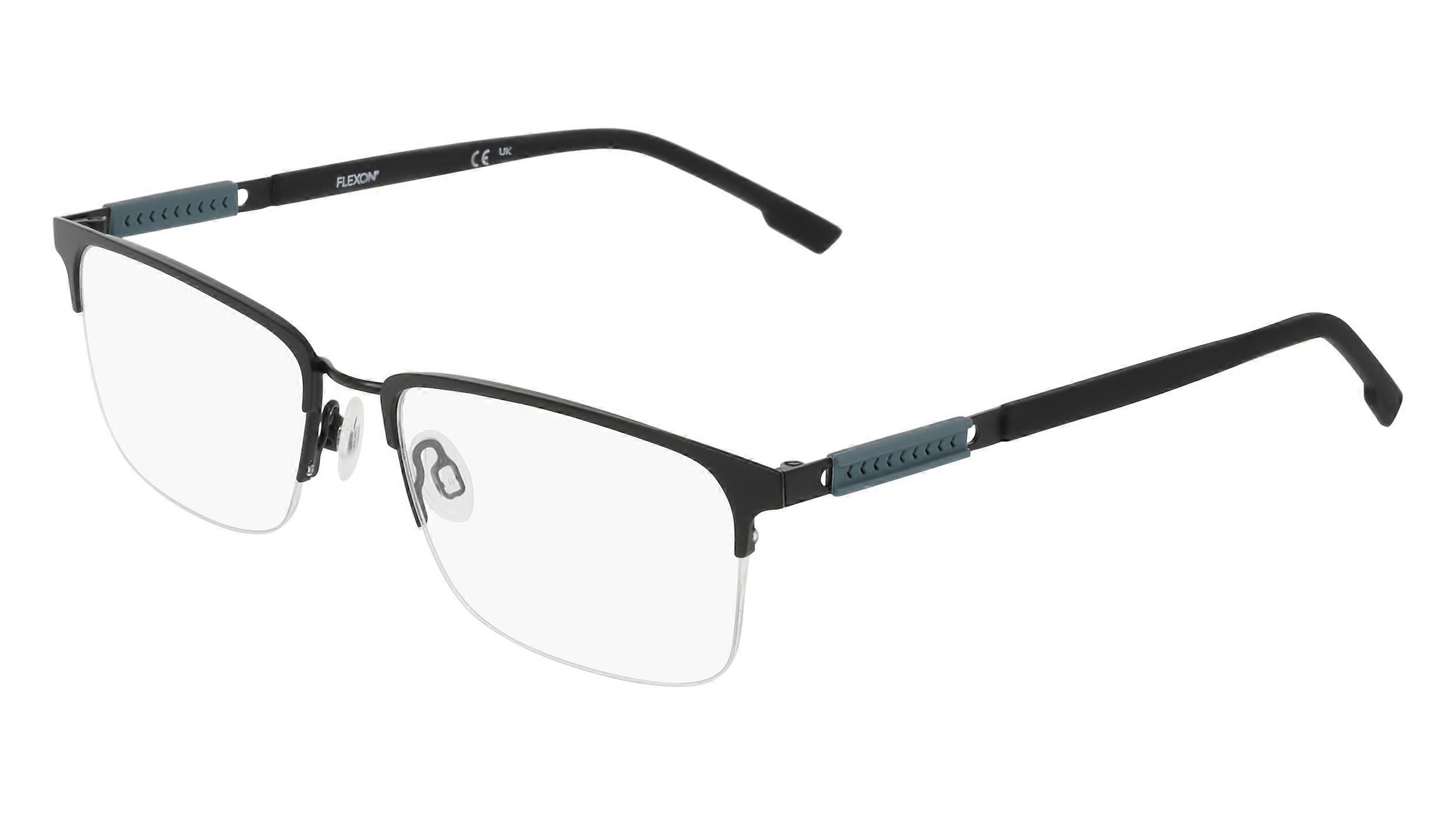 Eyewear Frames FLEXON FLEXON E1162 004 MATTE BLACK 54/17/145 MALE