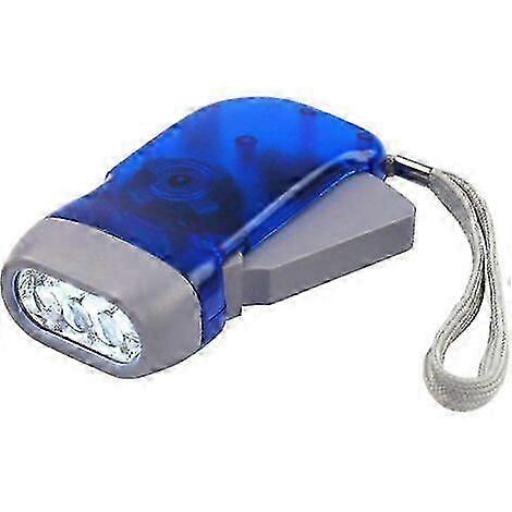 Manual press - Ening I - 3 LED dynamo flash compatible with camera