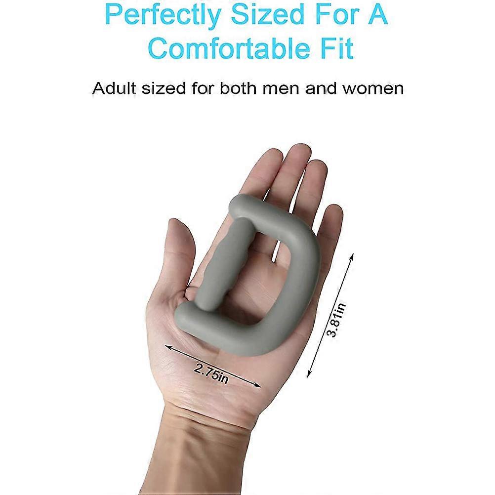 Hand Muscle Developer Wrist Force Trainer for Exercise 2Pcs D Shape Grippers