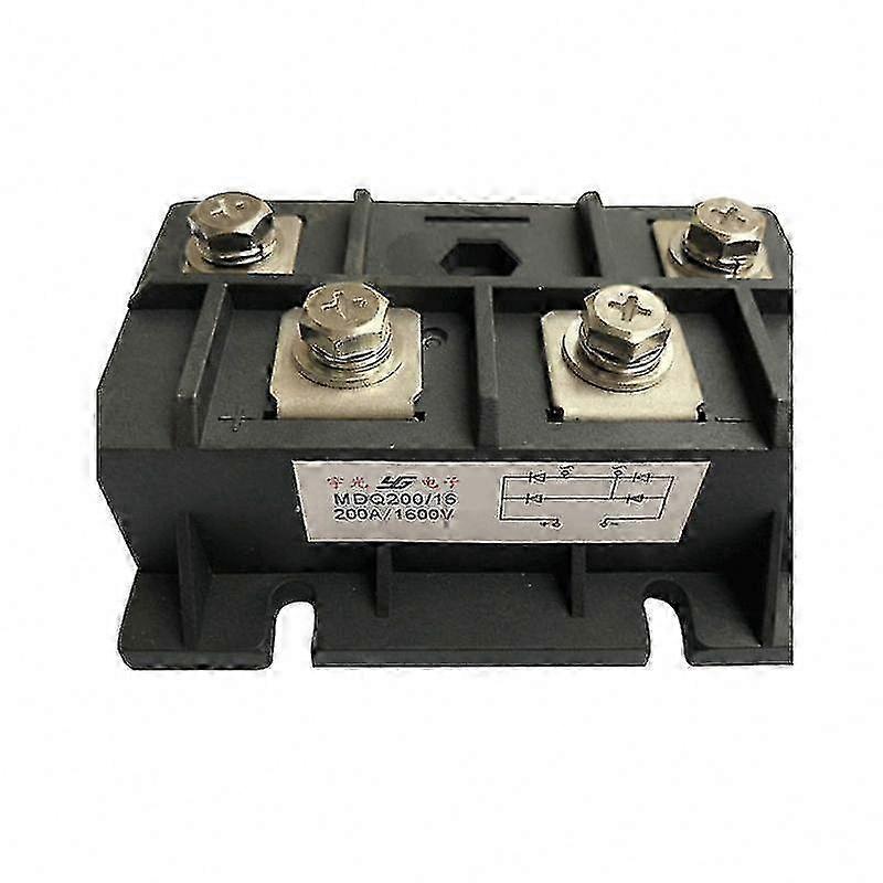 Single Phase Full Wave Diode Module, 200A 1600V Bridge Rectifier for Auxiliary Current Switching Applications