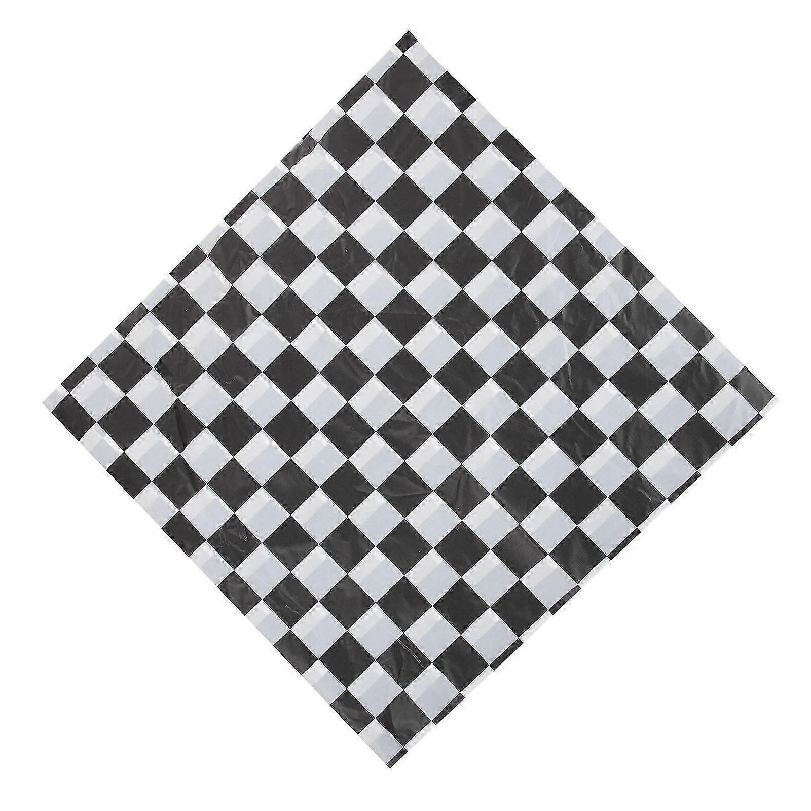 Waterproof Table Cover Checkered Pattern for Table Use Oil-Proof Tablecloth