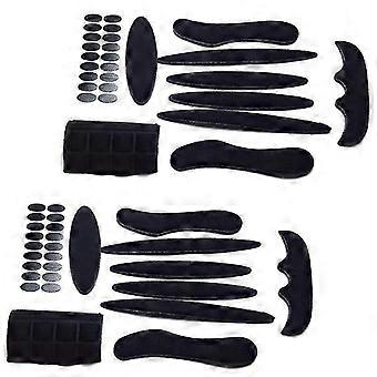 2 Pack Universal Cycling Substituição Sponge Pads Set Capacete Almofadas Kit para Bicicleta Ciclismo Motociclista