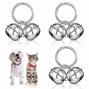 3pieces Copper Made Pet Bells compatible with Cat And Dog Collars Clear Ringing Long Service Life