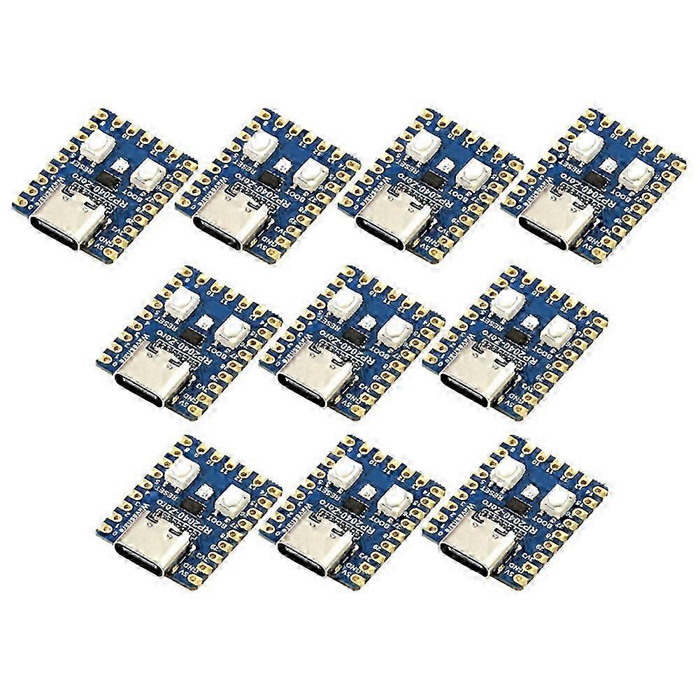 RP2040-Zero Microcontroller Development Board for Raspberry Pi RP2040 Dual-Core Cortex M0+ Processor 2MB Flash 10Pcs JH3