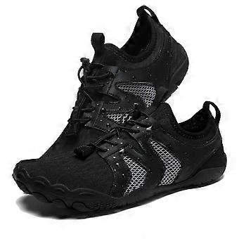 INF Vijf-teen strandschoenen voor koppels, rubberen en mesh waterschoenen met antislipzool en elastische band.