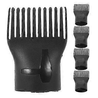 5 stks Haardroger Kammen Nozzles Universele Plastic Kapsalon Blow Combs Attachment Hair Styling Nozzle Tool voor Rechttrekken Ontwarren Fijne Cu