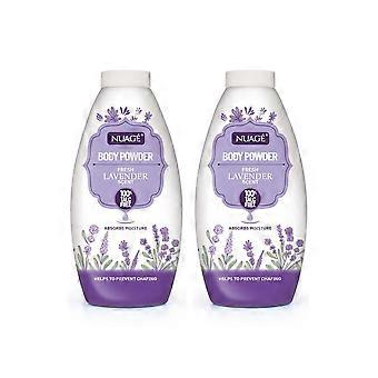 Nuage Talc-Free Body Powder 250g - Lavender (2 Pack)