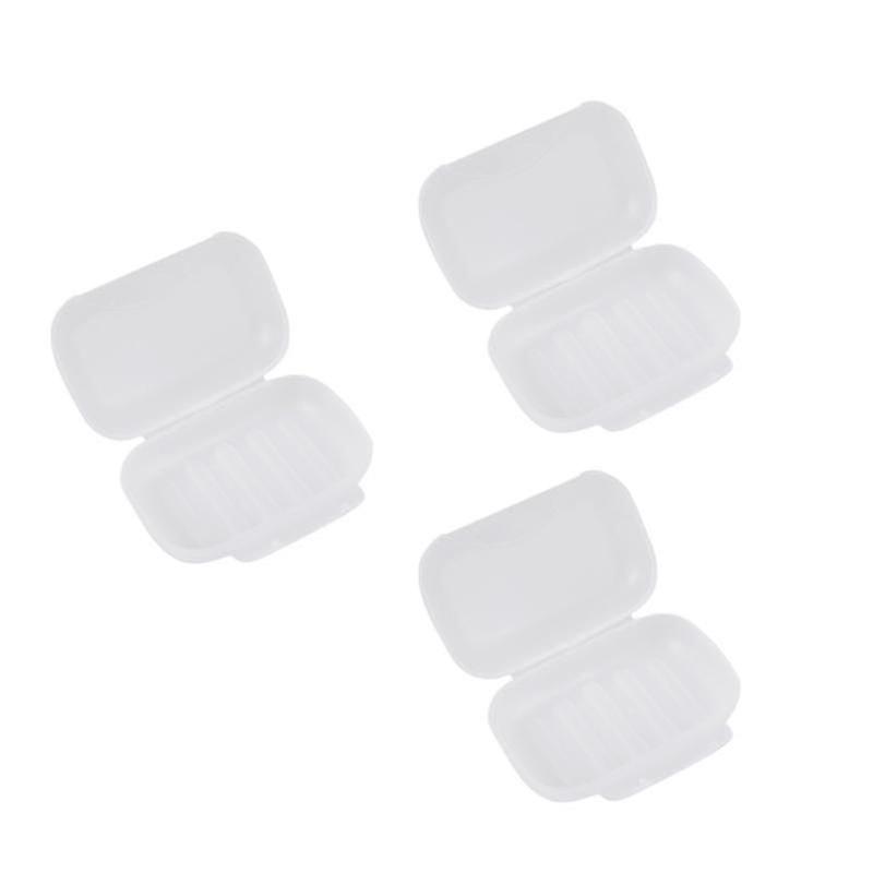 3pcs Soap Dishes, Sealed Soap Case