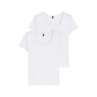 Hugo Womens/Ladies Stretch T-Shirt (Pack of 2)
