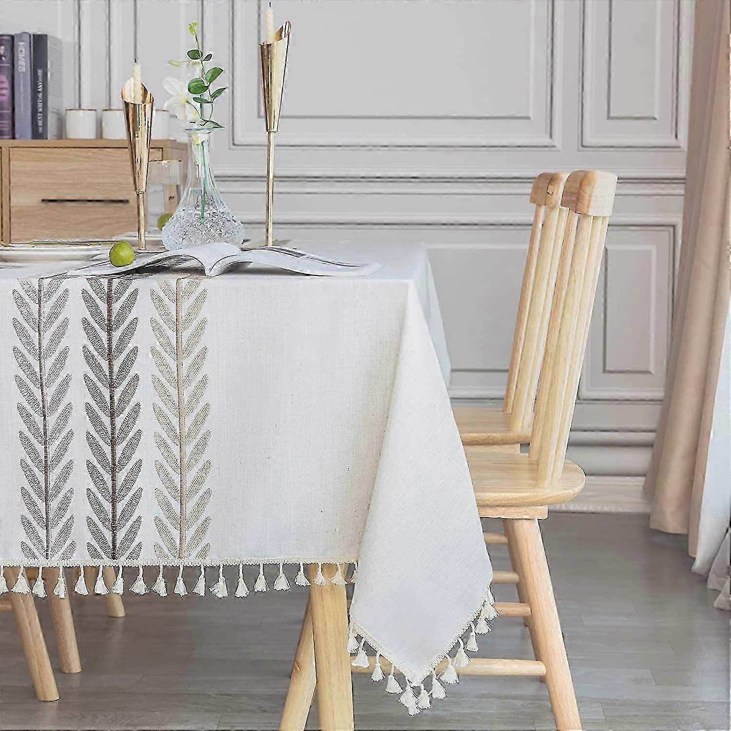 Rectangular Tablecloth 140x220 Tassel  Tablecloth
