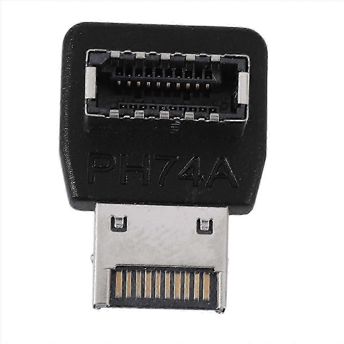 Computer Motherboard Type-E USB 3.1 Type-E Interface 90 Degree Steering Elbow Front Type-C Installed
