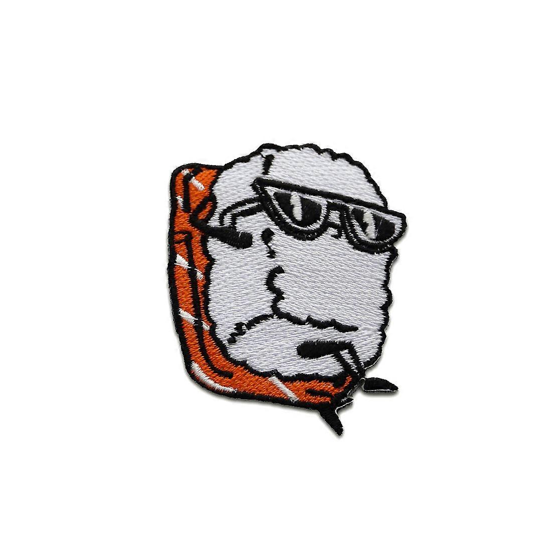 Patch - marshmallow with sunglasses – 4,5x6cm - patch