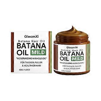 Batana Hair Oil Cream 120g Moisturizing Hair Treatment for Dry Damaged Hair Smoothing Shine Frizz Control Daily Hair Care for All Hair Types