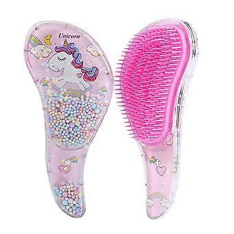 Escova desembaraçadora para cabelos, ideal para crianças e adultos. Remove nós com facilidade. Cerdas macias para cabelos molhados ou secos.