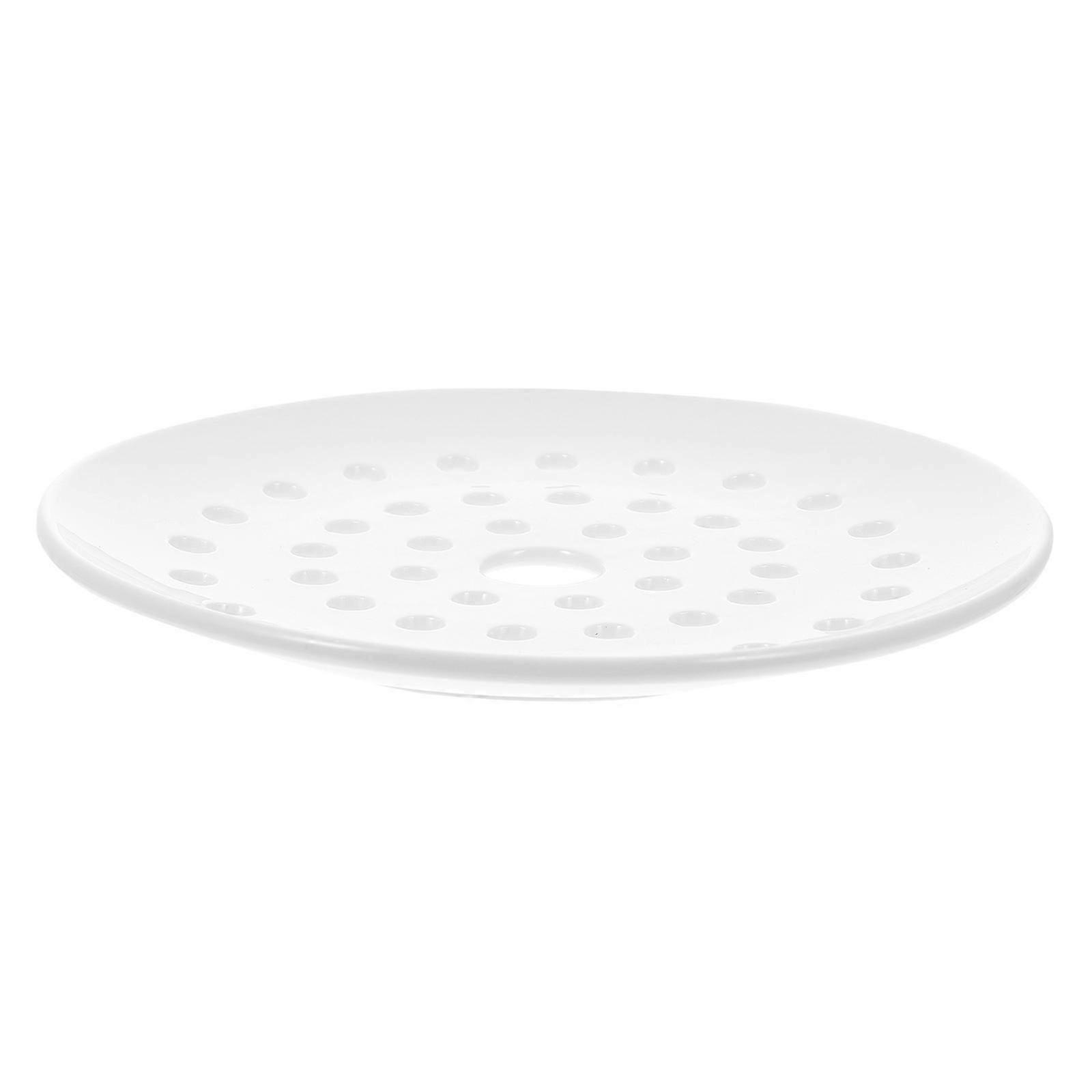 Ceramic Steamer Versatile Dumpling Steamer Plate 2Pcs for Food Cooking