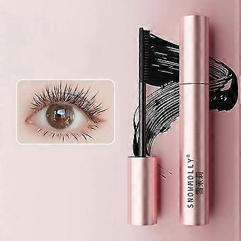 4D Silk Fiber Mascara Ultra-Fine Lengthens Eyelashes Small Brush Head Curling