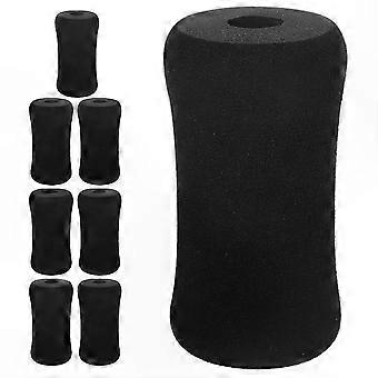 Exercise Machine Cushioning Protection, 8pcs Black Foam Leg Fitness Covers, Easy Installation