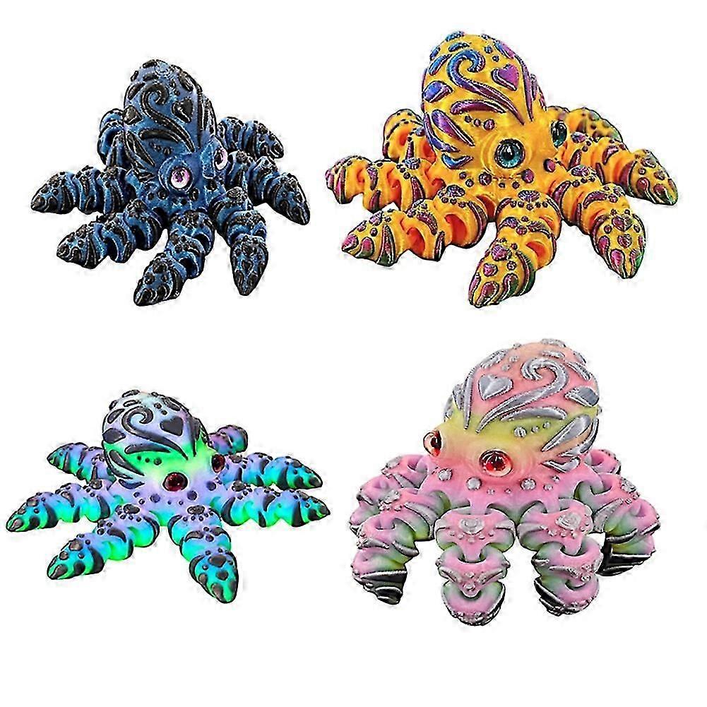 Model for 3D Printed Octopus Joint Mobility