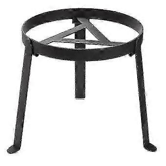 Trépied de barbecue pliable et robuste pour feu de camp, compatible avec la cuisson au feu de bois.