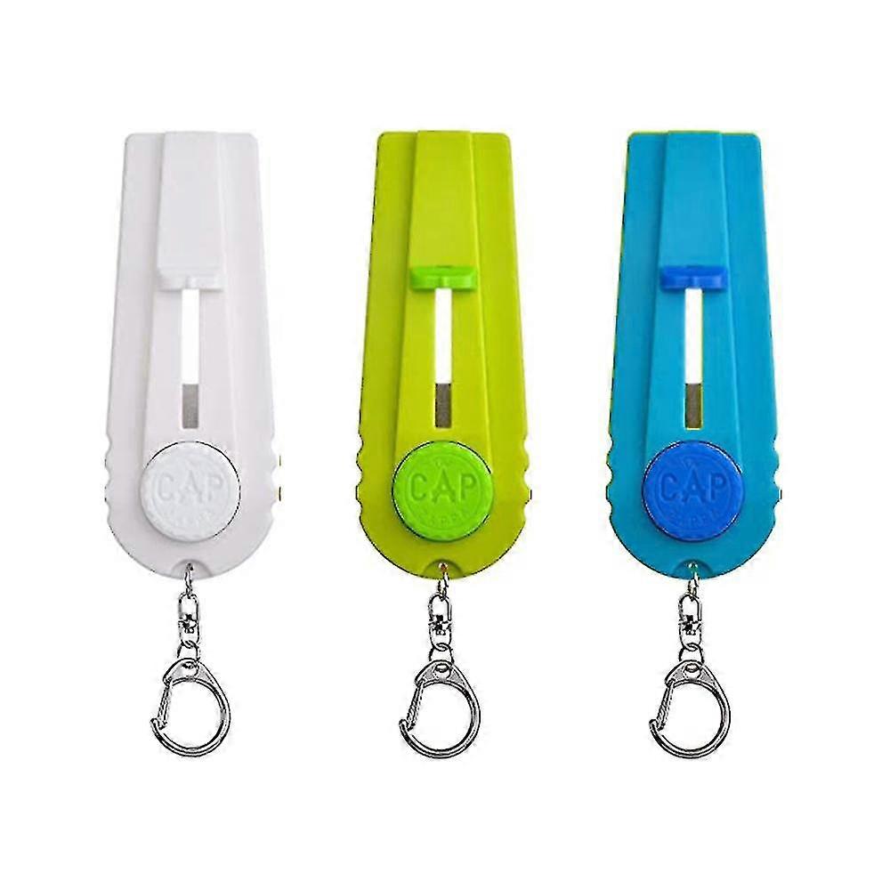 3pcs Cap Beer Opener Cap Ejection Launcher With Key