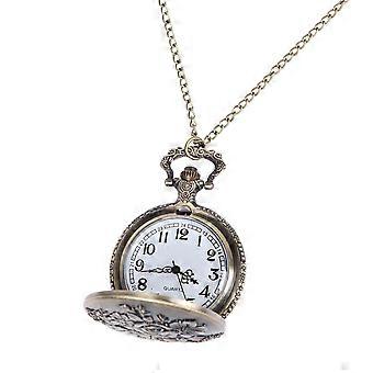 Pendant Necklace Vintage Necklace Watch Floral Jewelry for Decoration Use