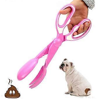 Pet poop tongs scissors,pink 26-27