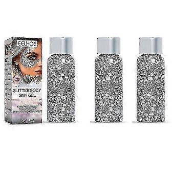 Sequin Gel Set Makeup Fish Scale Sequin Gel Glitter Stage Performance Eyeshadow