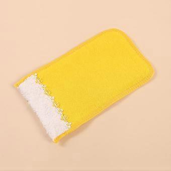 Plant Fiber Bath Glove Scrubber for Bath 3Pcs Rayon Mitts Assorted Color