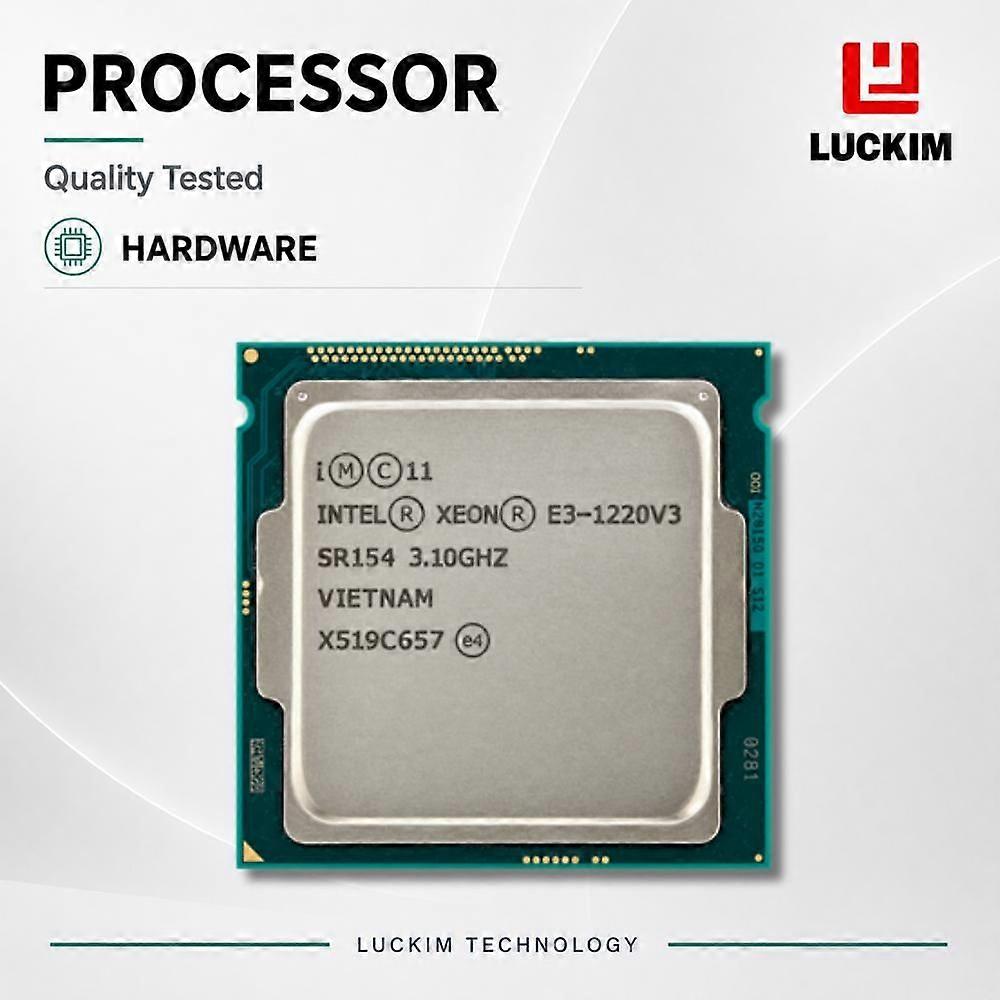 E3-1220V3 Server Processor 4 Core 4 Thread 3.1GHz 8MB Cache LGA1150 CPU 80W DDR3
