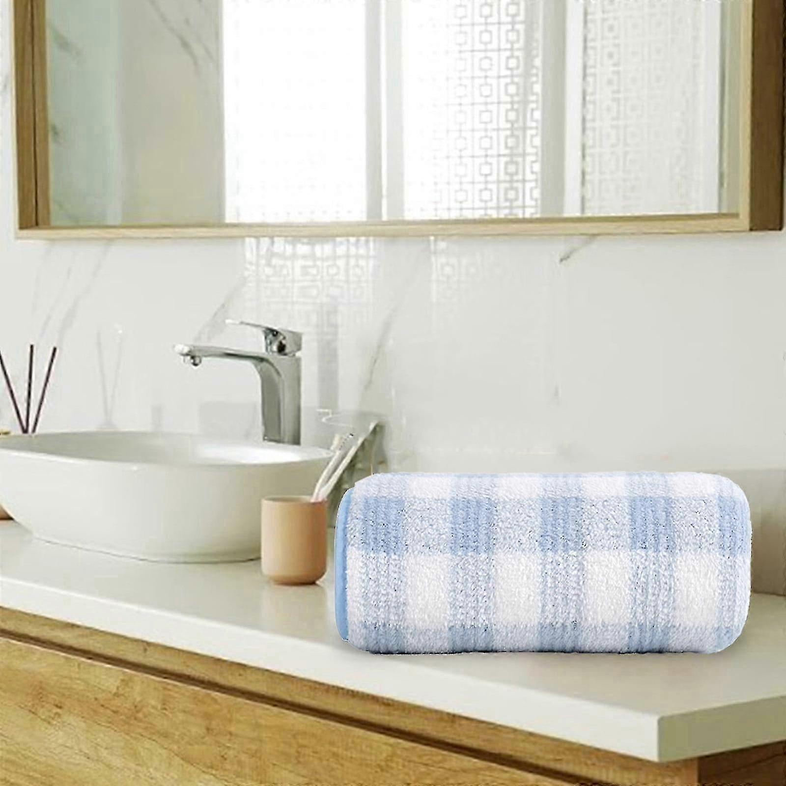 Checkered Fleece Face & Hand Towel