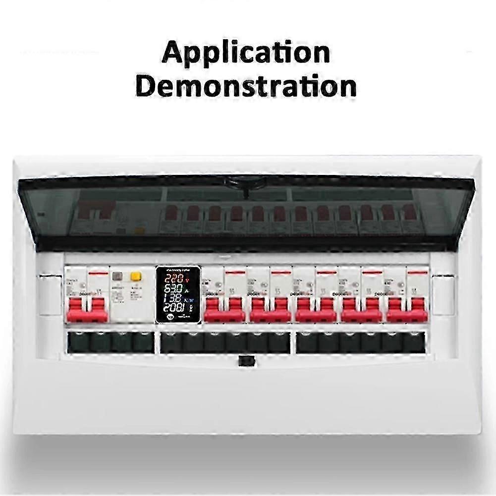 35mm Din Rail Digital Electricity Meter