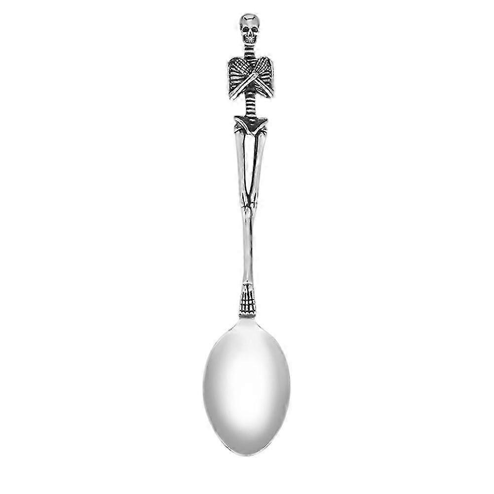 Skull Design Stainless Spoon Fork Pair