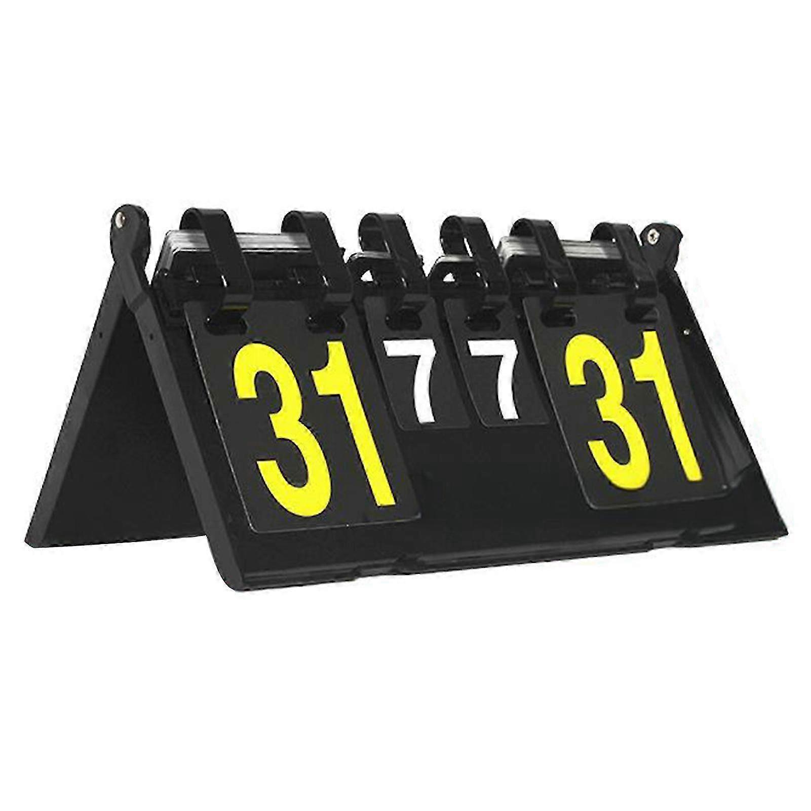 Compact ABS Flip Scoreboard Tabletop