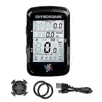 OFFBONDAGE Wireless BIke Computer Touch Screen Mountain Bike Speedometer Cadence Sensor compatible with Bike Bicycle Accessories ZY