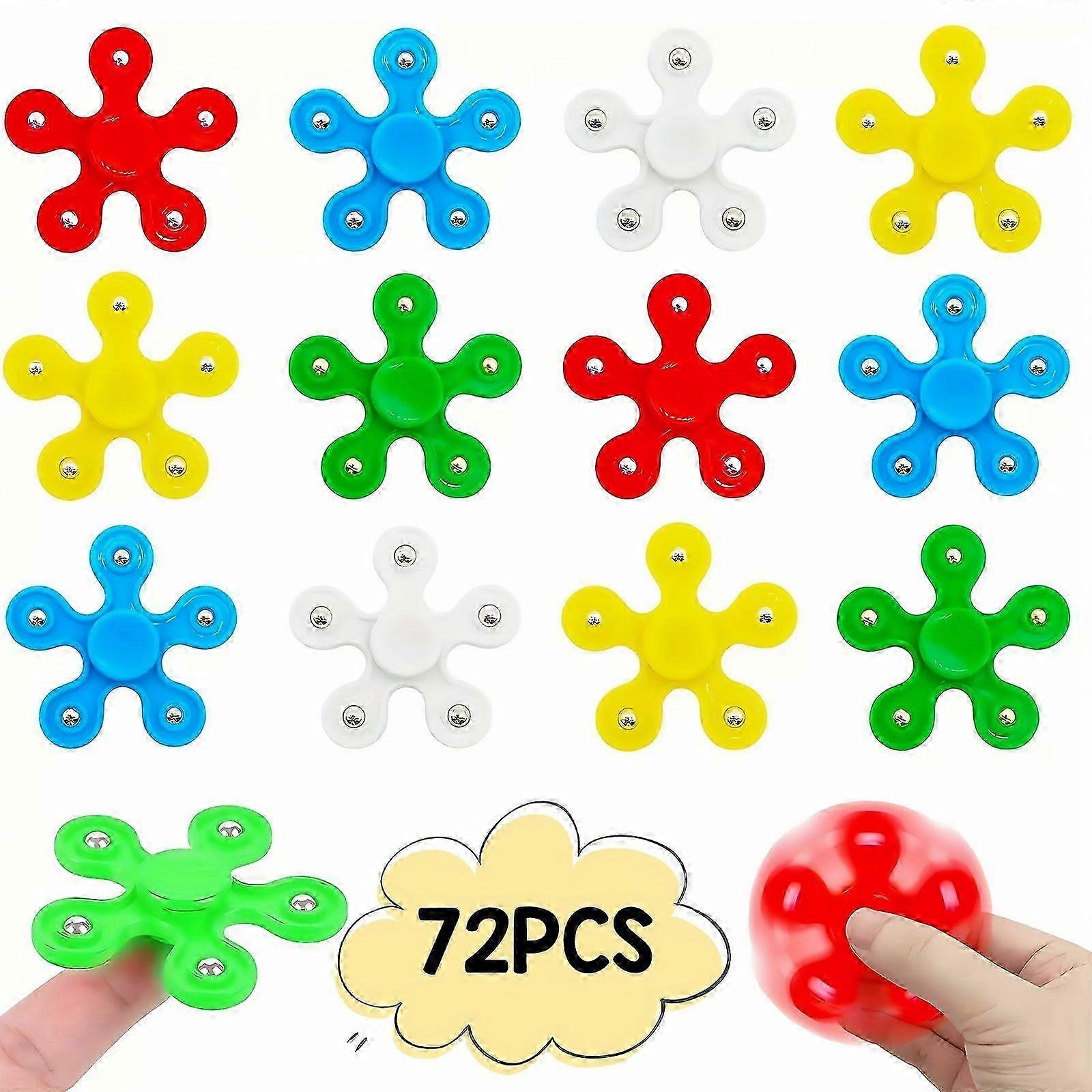 72pcs Calming Fidget Spinner Set