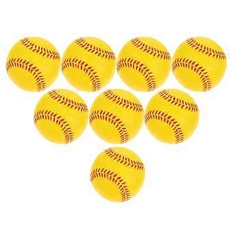 Training Softballs 8Pcs Baseballs for Playing and Practice