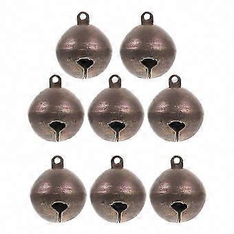 Sound Indicator & Pet Collar Craft Charms Mini Cow Bells Copper Material 8 Pcs