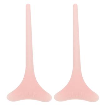 Plastic Eyeliner Stencil Tool 4Pcs for Smooth Eye Makeup Application Pink