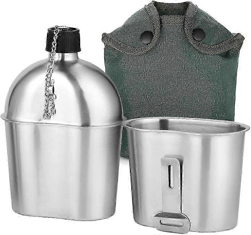 Fire-Ready Stainless Canteen Set