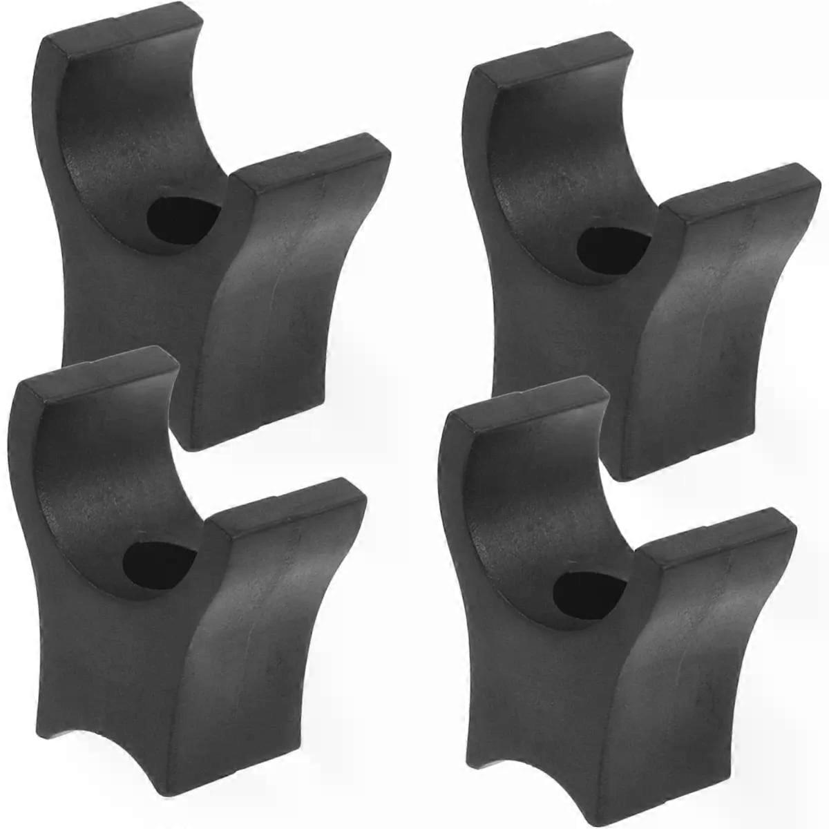ABS Plastic Wheelchair Support Block Universal Rail Guides 4pcs