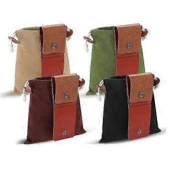 Outdoor Hiking Foraging Pouch with Drawstring, Oxford Cloth Belt Bag for Camping Fruit Picking core