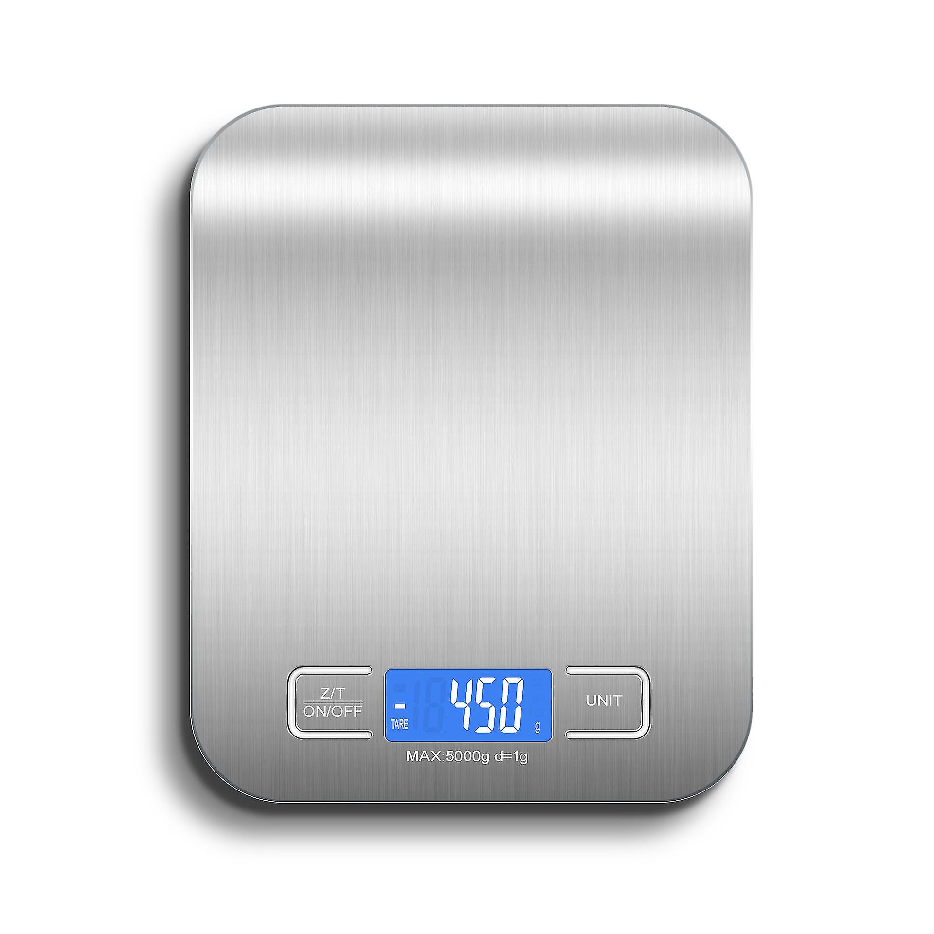 Pxcl Electronic Kitchen Scale, Precision Scale Stainless Steel Electronic Scale Digital Food Scale, Backlit Lcd Display